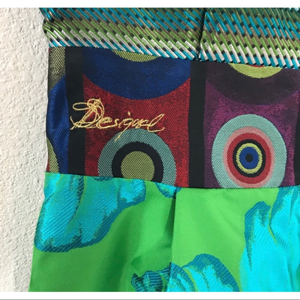 Desigual Strapless Multicolored Mini w/pockets - Picture 5 of 8